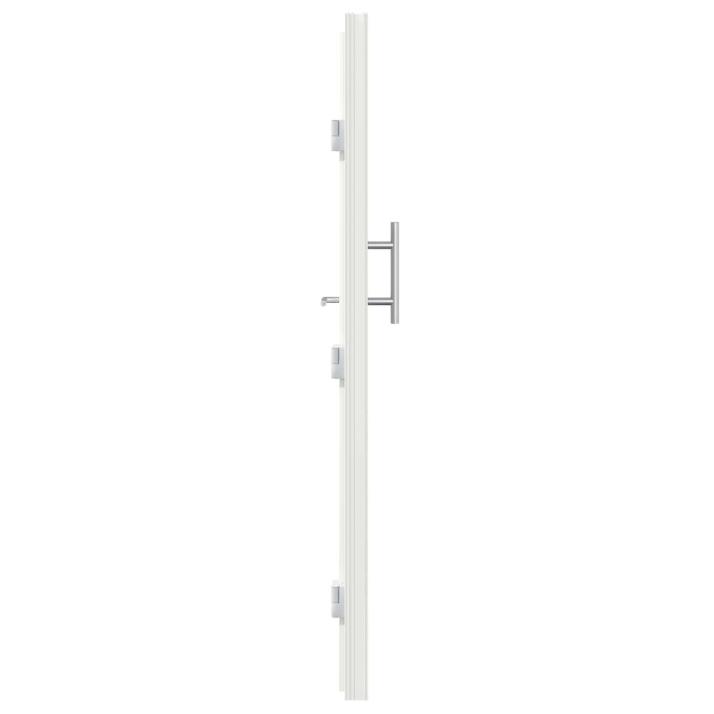 Produktbild för Framdörr Vit 108 x 208 cm PVC