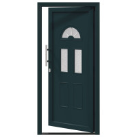 Produktbild för Framdörr Antracit 98 x 198 cm PVC