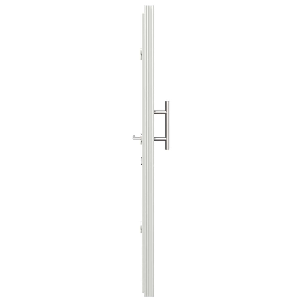 Produktbild för Framdörr Antracit 98 x 208 cm PVC