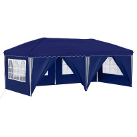 Produktbild för Pop-up Partytält 575 x 288 x 245 cm Blå