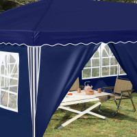 Produktbild för Pop-up Partytält 575 x 288 x 245 cm Blå