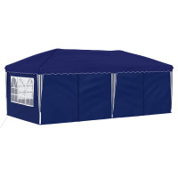 Produktbild för Pop-up Partytält 575 x 288 x 245 cm Blå