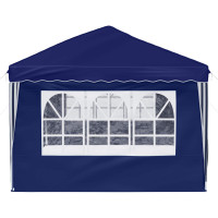 Produktbild för Pop-up Partytält 575 x 288 x 245 cm Blå