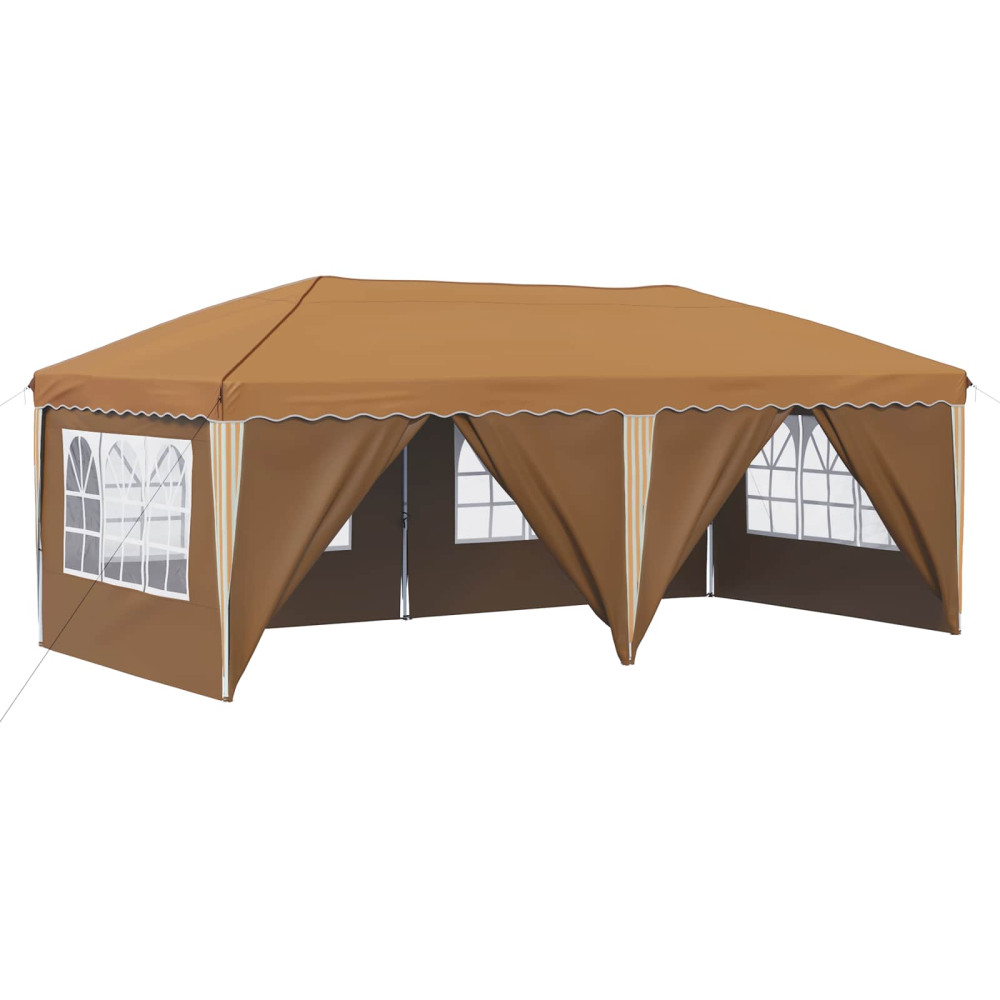 Produktbild för Pop-up Partytält 575 x 288 x 245 cm Beige