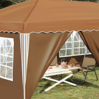 Produktbild för Pop-up Partytält 575 x 288 x 245 cm Beige