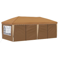 Produktbild för Pop-up Partytält 575 x 288 x 245 cm Beige