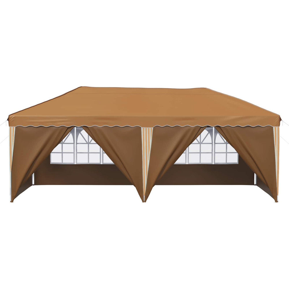 Produktbild för Pop-up Partytält 575 x 288 x 245 cm Beige