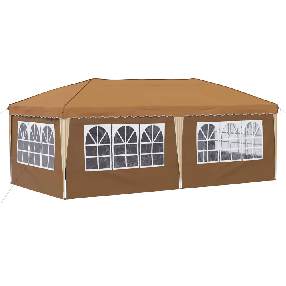 Produktbild för Pop-up Partytält 575 x 288 x 245 cm Beige