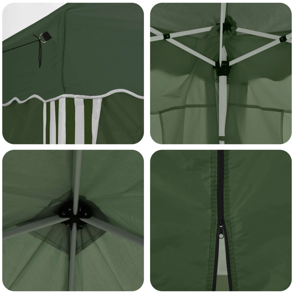 Produktbild för Pop-up Partytält 575 x 288 x 245 cm Grön