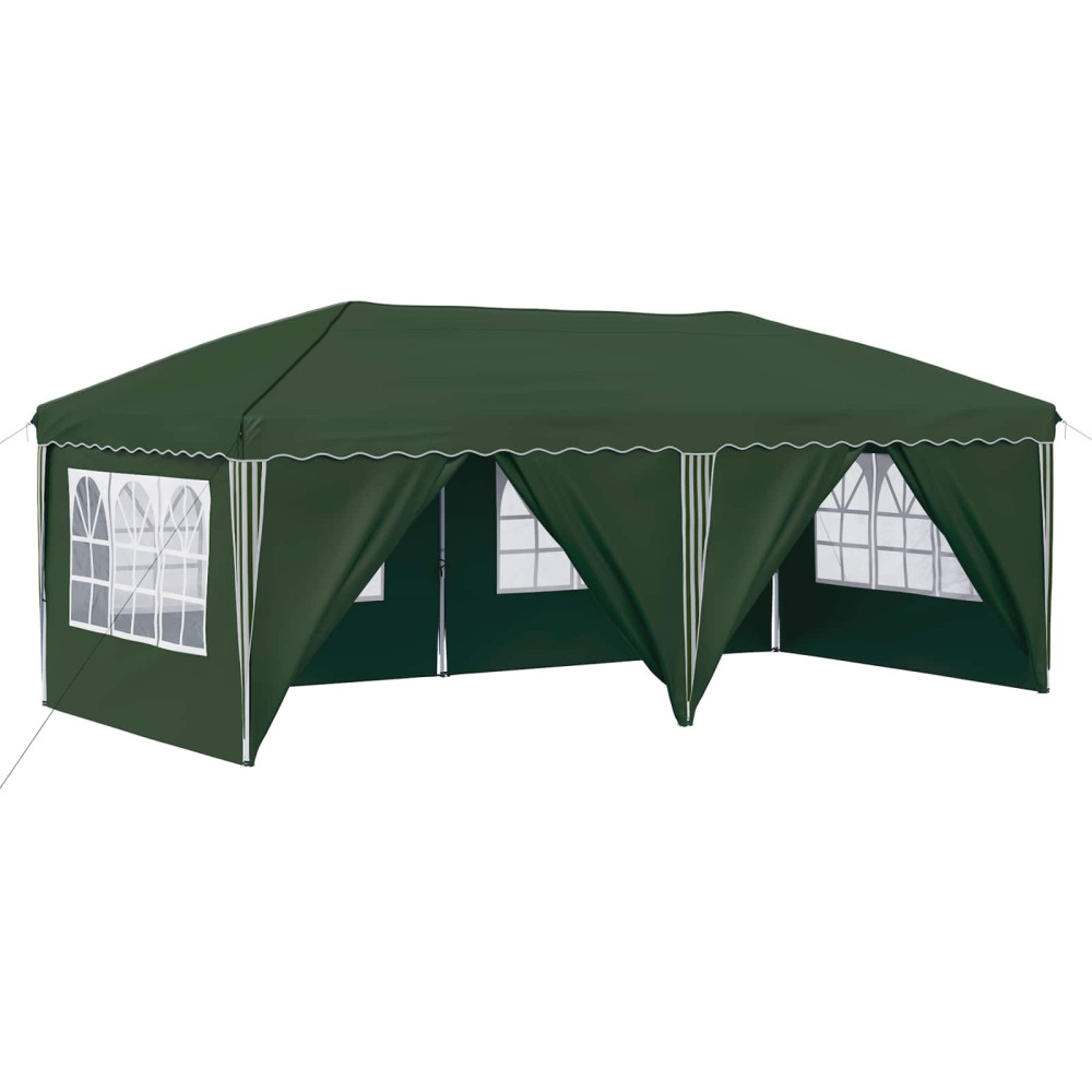 Produktbild för Pop-up Partytält 575 x 288 x 245 cm Grön