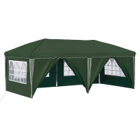 Produktbild för Pop-up Partytält 575 x 288 x 245 cm Grön