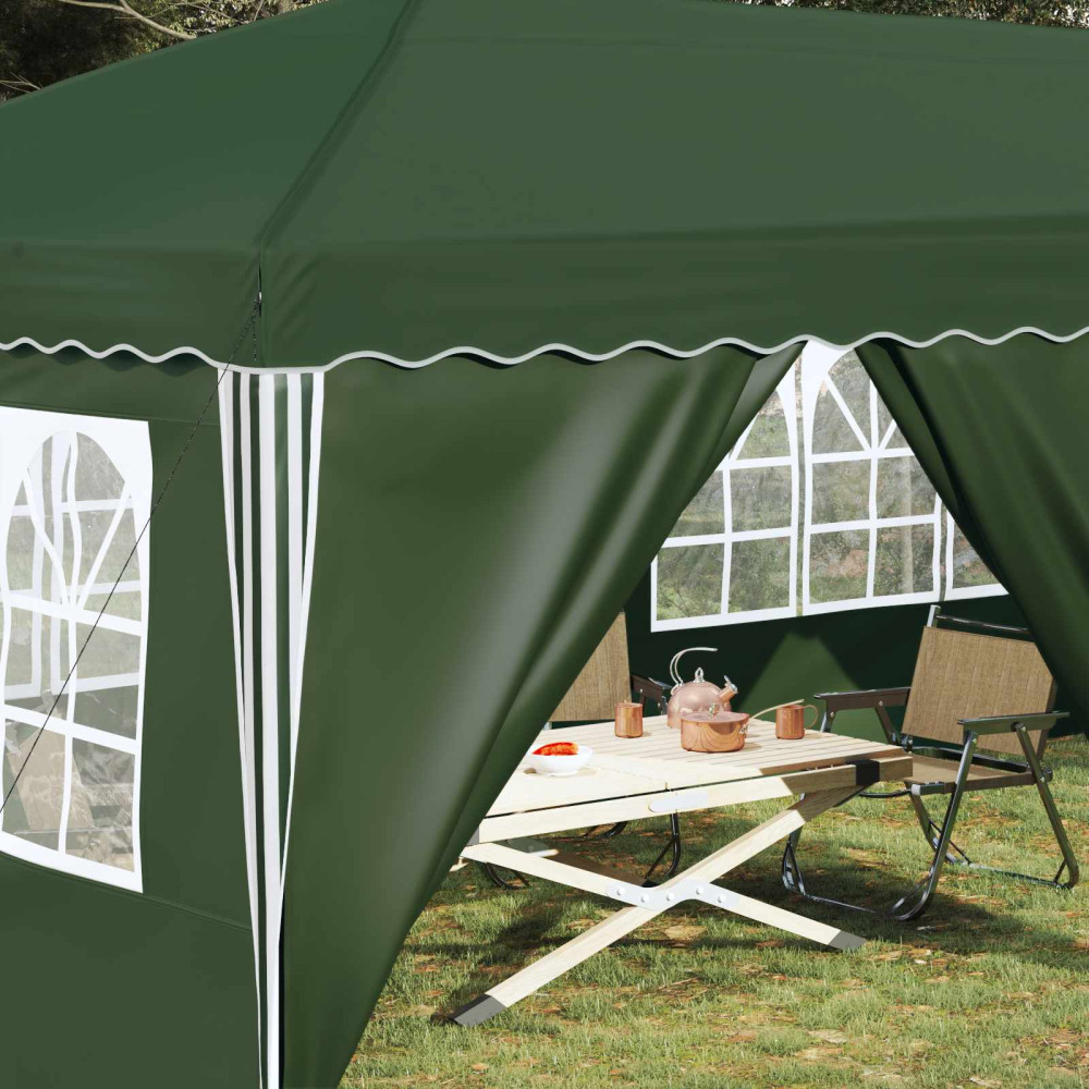 Produktbild för Pop-up Partytält 575 x 288 x 245 cm Grön