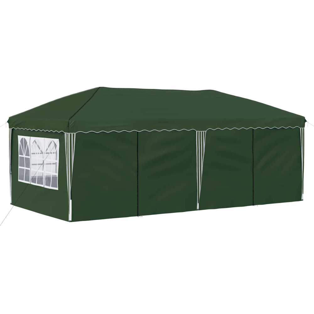 Produktbild för Pop-up Partytält 575 x 288 x 245 cm Grön
