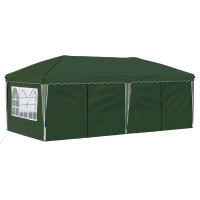 Produktbild för Pop-up Partytält 575 x 288 x 245 cm Grön