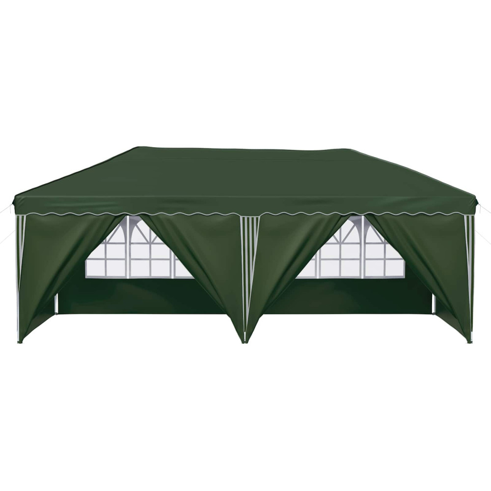Produktbild för Pop-up Partytält 575 x 288 x 245 cm Grön