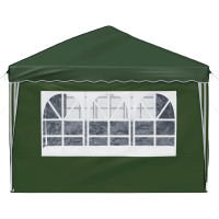 Produktbild för Pop-up Partytält 575 x 288 x 245 cm Grön