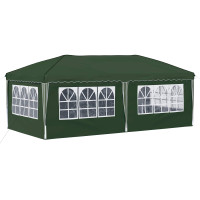 Produktbild för Pop-up Partytält 575 x 288 x 245 cm Grön