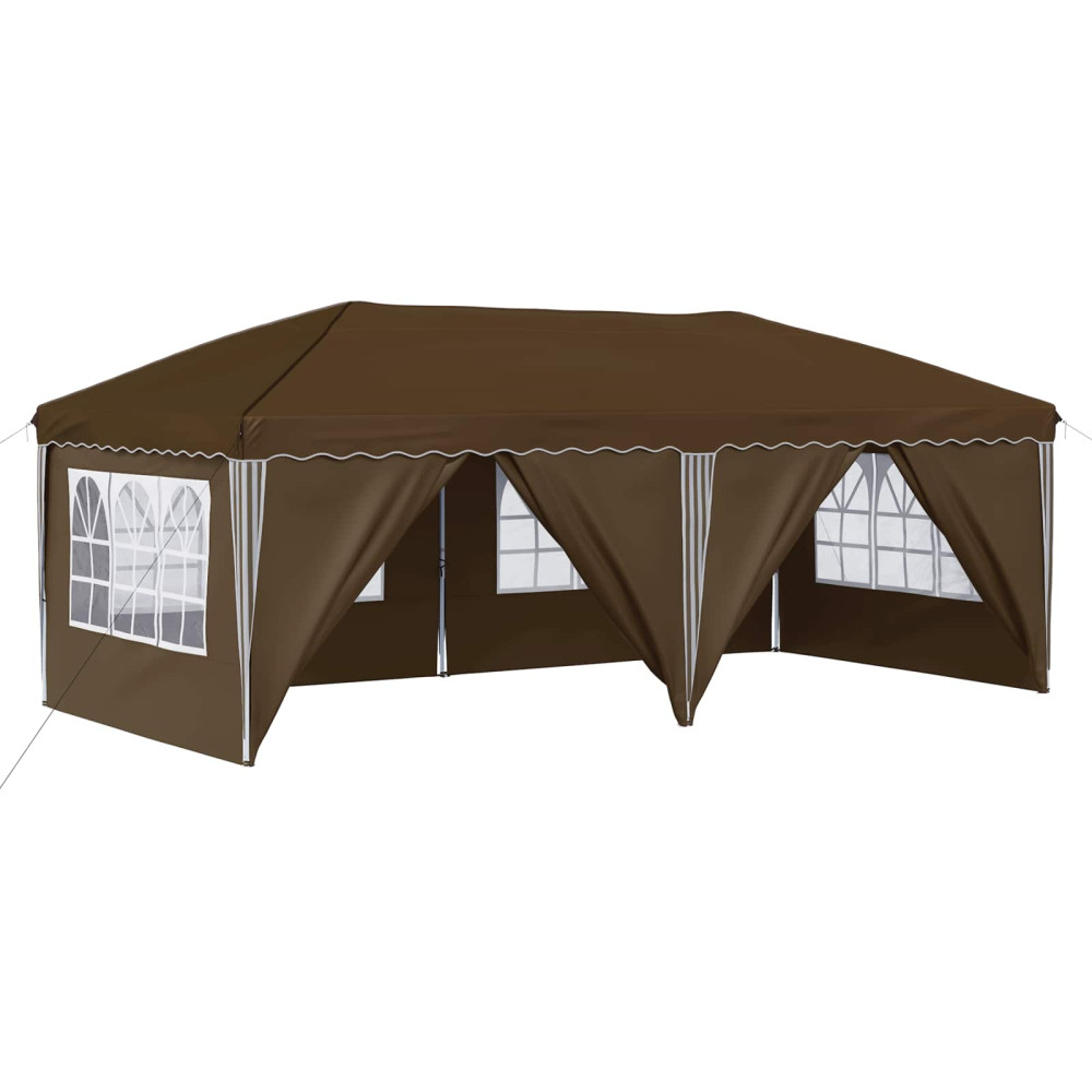 Produktbild för Pop-up Partytält 575 x 288 x 245 cm Taupe