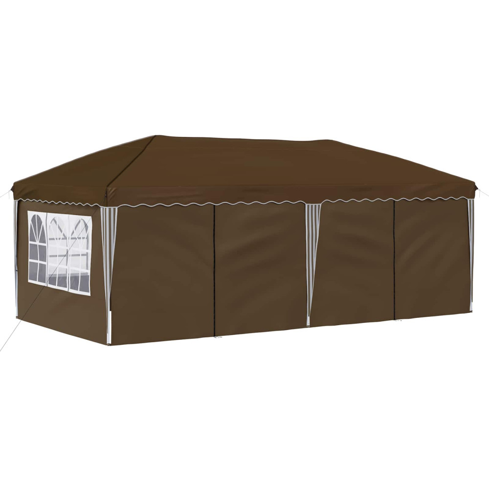 Produktbild för Pop-up Partytält 575 x 288 x 245 cm Taupe