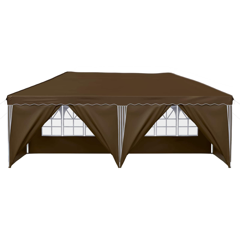 Produktbild för Pop-up Partytält 575 x 288 x 245 cm Taupe