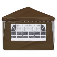 Produktbild för Pop-up Partytält 575 x 288 x 245 cm Taupe