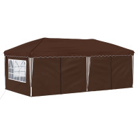 Produktbild för Pop-up Partytält 575 x 288 x 245 cm Brun