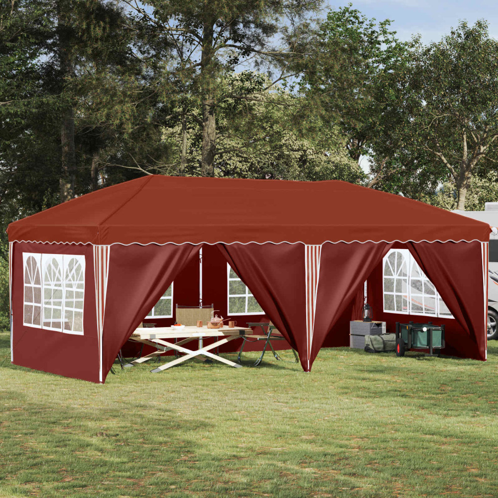Produktbild för Pop-up Partytält 575 x 288 x 245 cm Terracotta