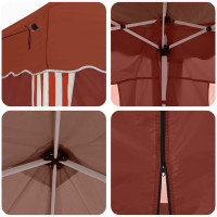 Produktbild för Pop-up Partytält 575 x 288 x 245 cm Terracotta