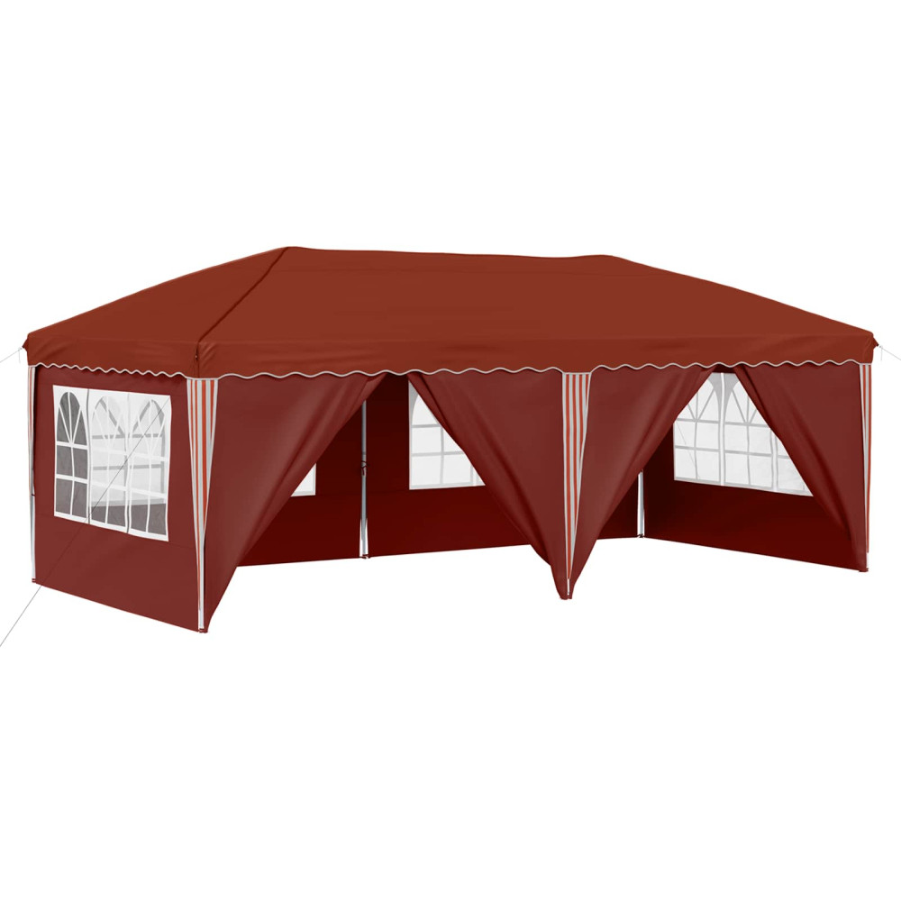 Produktbild för Pop-up Partytält 575 x 288 x 245 cm Terracotta