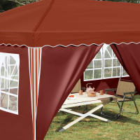 Produktbild för Pop-up Partytält 575 x 288 x 245 cm Terracotta