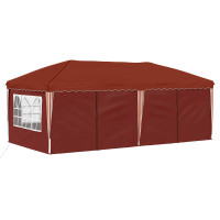 Produktbild för Pop-up Partytält 575 x 288 x 245 cm Terracotta