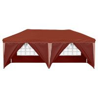 Produktbild för Pop-up Partytält 575 x 288 x 245 cm Terracotta