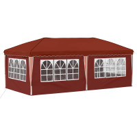 Produktbild för Pop-up Partytält 575 x 288 x 245 cm Terracotta