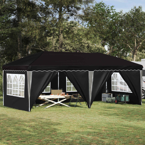 vidaXL Pop-up Partytält 575 x 288 x 245 cm Svart