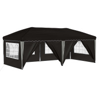 Produktbild för Pop-up Partytält 575 x 288 x 245 cm Svart