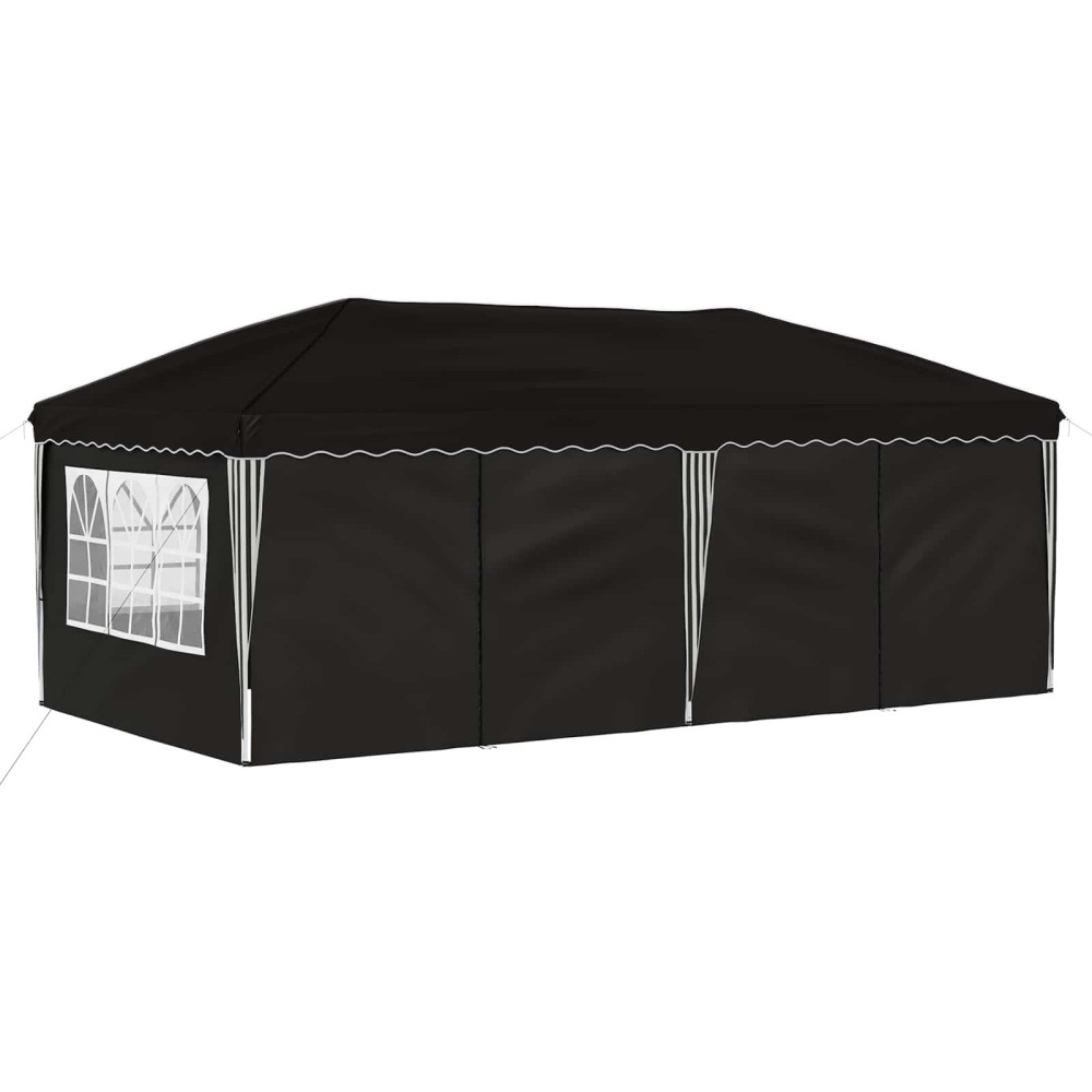 Produktbild för Pop-up Partytält 575 x 288 x 245 cm Svart