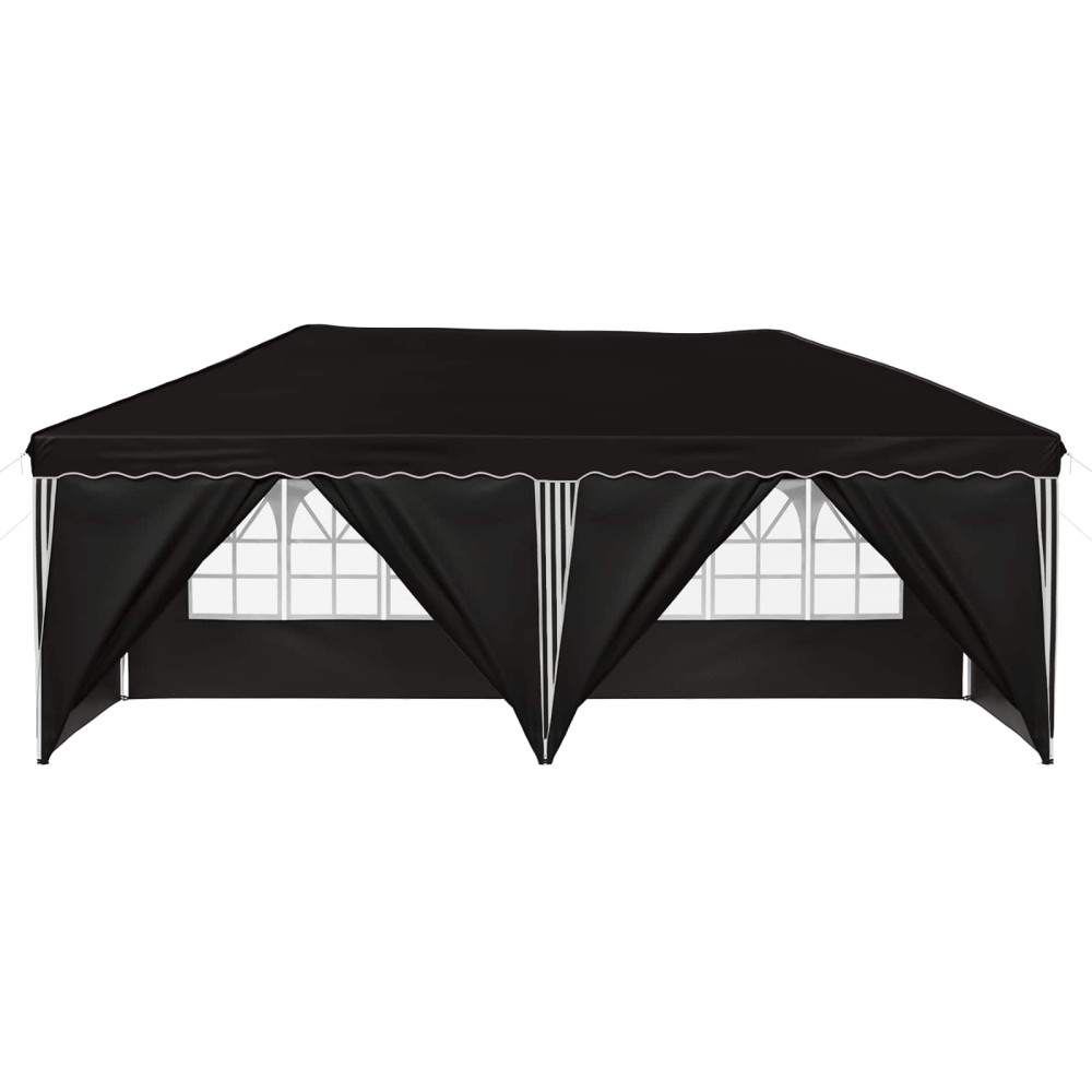 Produktbild för Pop-up Partytält 575 x 288 x 245 cm Svart