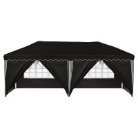 Produktbild för Pop-up Partytält 575 x 288 x 245 cm Svart