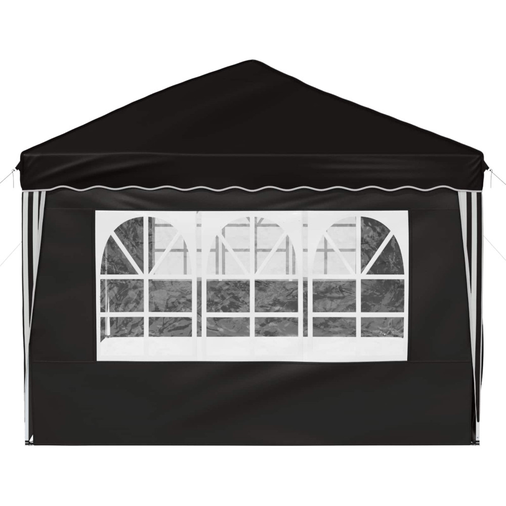Produktbild för Pop-up Partytält 575 x 288 x 245 cm Svart
