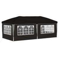 Produktbild för Pop-up Partytält 575 x 288 x 245 cm Svart