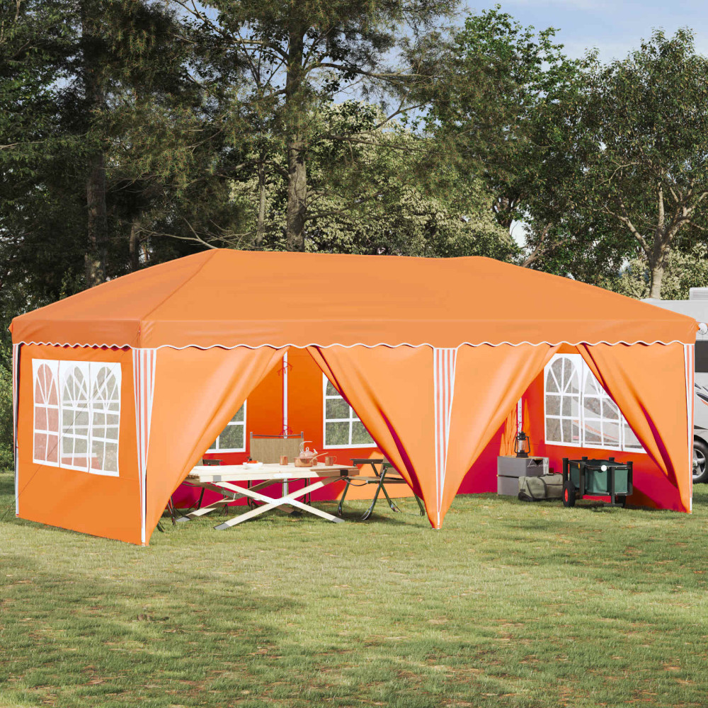 Produktbild för Pop-up Partytält 575 x 288 x 245 cm Orange