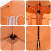 Produktbild för Pop-up Partytält 575 x 288 x 245 cm Orange