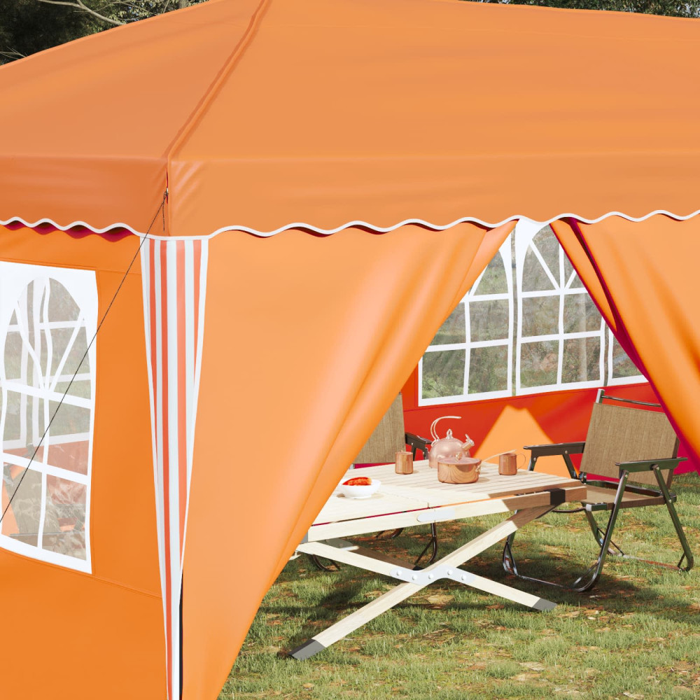 Produktbild för Pop-up Partytält 575 x 288 x 245 cm Orange