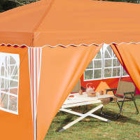 Produktbild för Pop-up Partytält 575 x 288 x 245 cm Orange