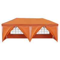 Produktbild för Pop-up Partytält 575 x 288 x 245 cm Orange