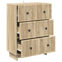 Produktbild för Lådans skåp Sonoma-ek 66 x 34,5 x 90 cm Konstruerat trä