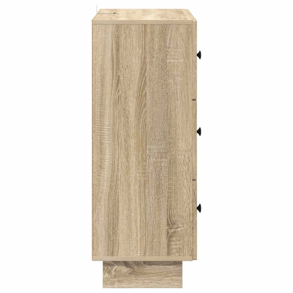 Produktbild för Lådans skåp Sonoma-ek 66 x 34,5 x 90 cm Konstruerat trä
