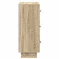 Produktbild för Lådans skåp Sonoma-ek 66 x 34,5 x 90 cm Konstruerat trä
