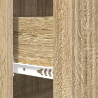 Produktbild för Lådans skåp Sonoma-ek 66 x 34,5 x 90 cm Konstruerat trä