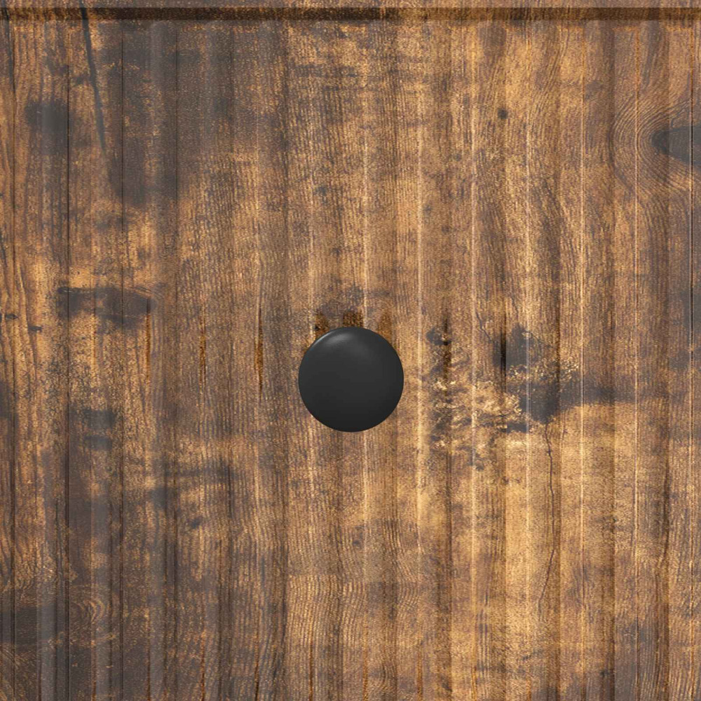 Produktbild för Lådans skåp Rökt ek 66 x 34,5 x 90 cm Konstruerat trä